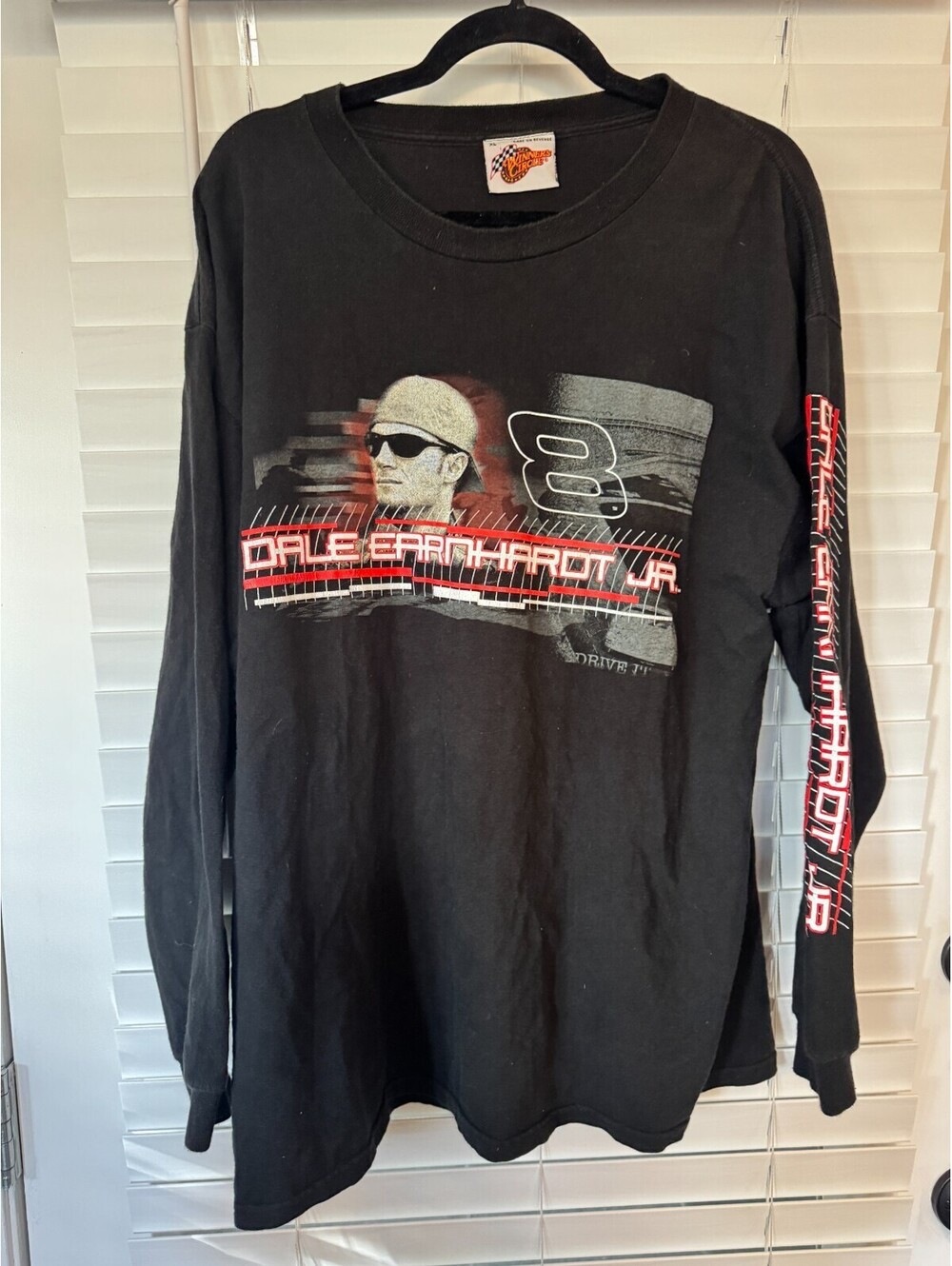 Rare VTG Winners Circle Dale Earnhardt Jr. NASCAR Long Sleeve T Shirt 2000s XL